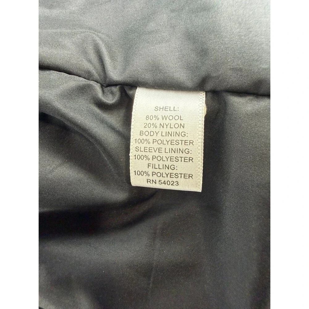 Banana Republic Men’s Medium Wool Black Jacket Full Zip B5